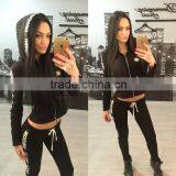 2016 Women's New Letters Printed Long Sleeved Sports and Leisure Suit Female Fall Speed Sell Through 8805 thumbnail-2