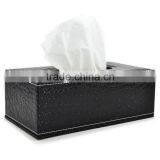 Faux Leather Wooden Tissue Box Design