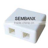 Surface Mount Box 2 Ports Empty