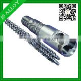 Conical Twin Screw and barrel for krauss maffei/for extruder machine/for PIPE/FOR SHEET/FOR PROFILE/FOR FOAMING/FOR PELLETIZING