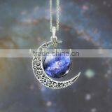 Alloy Moon Time Fashion Pendant Women Diamond Necklace Pendants