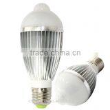 China Supplier Pir Sensor Bulb E27 B22 3w 5w 7w Sensor Led Lights