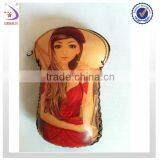 Wholesale Beautiful Sexy Girl pu Leather Coin Purse thumbnail-1