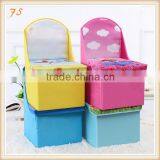 Creative Children Cartoon Storage Stool,multi-function Folding Kids Chair