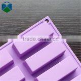 CTBED044 12 Even Rectangle Bulk Soap Making Supplies Decorative Pattern Decoration Heart Craft Art Silicone Soap Craft Molds thumbnail-4