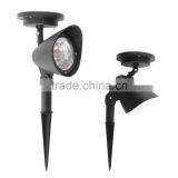 New Design Plastic Black Shell 3 Strong White Leds Garden Lawn Solar Light thumbnail-2