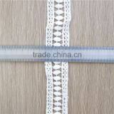 Cheap Embroidery Trim Lace Wholesale 100% Cotton Lace Trim for Dresses/Curtains thumbnail-2