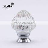 Furniture Fancy Mini Mushroom Glass Drawer Handles Knobs