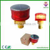 Red Led Flashing Solar Energy Barrier Lamp for Road Safety thumbnail-5