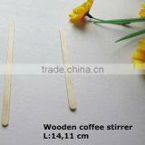 Wooden coffee stirrer