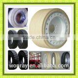 16x4 Solid Tire With Brake for Bobcat, Wheel for Lifting Platform