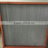 High temperature resistant panel hepa filter for hospital