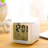 Promotional Gift Electric Clock Small Led Color Changing Clock Digital Alarm Clock thumbnail-5