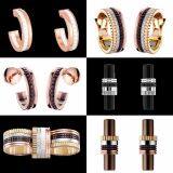 Золотоплакированный кольцо с имитацией алмазов thumbnail-1