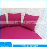 Luxury Rattan Apple Bed Wicker Furniture Sun Lounger thumbnail-6