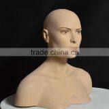Mannequin Head Female Displaying Hats, Wigs, Scarves, and Necklaces thumbnail-3