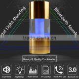 LED Crystal Light Dancing Bluetooth Speaker, Creative Cylinder Bluetooth LED Light Flashing Bluetooth Speaker Support TF Card thumbnail-1