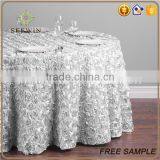 Garment Rosette Round Table Cloth for Wedding/party/banquet thumbnail-3