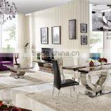 2015 Best Seller Marble Dining Table/stainless Steel Dining Table AH 2197 thumbnail-3