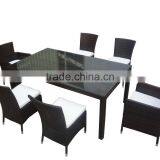 Plastic Pool Glass Dining Table thumbnail-1