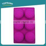 Toprank Novelty Multiple Style Moon Cake Mold DIY Cake Cooking Tools 3D Silicone Cake Mold thumbnail-1