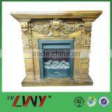 Antique Type Fiberglass Resin Corner Electric Fireplace thumbnail-1