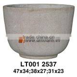 East Asia Oval Classic Sandy Flower Pot For Manufacturer thumbnail-1