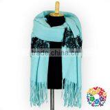 Two Style Cotton Scarf Warm Winter Shawl High Quality Knitting Scarf thumbnail-5