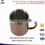 Christmas Items Wholesale !! 10 Oz Metal Coffee Mug With Big Handle thumbnail-3