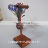 Wooden Exquisite Handcraft Hanging Glass Shelves Wooden Shelves thumbnail-6