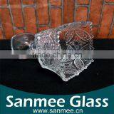 Middle Size Square Shape Ice Cream Glass Cup thumbnail-2