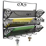 2017 Wholesale Wall Letter Holder, Letter Holder & Key Rack for Office, Kitchen-Wall Mount, Bronze thumbnail-3