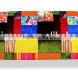 Classic Elegant Spanish Style Sharp Contrast Patchwork Three Sear Sofa BF11-0624a-02 thumbnail-6