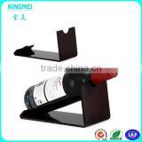 Custom Hot Bending Single Wine Bottle Display Holder on Desk for Stores thumbnail-3