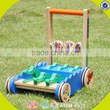 2017 New Design Walker Wooden Baby Push Toys Cartoon Crocodile Wooden Baby Push Toys W16E059 thumbnail-1
