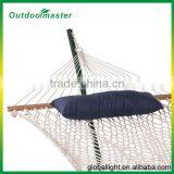 2 Person Hammock With Stand Cotton Rope Fabric thumbnail-2