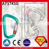 Super D Type With CE Certificate Aluminum Carabiner For Wild Sports thumbnail-4