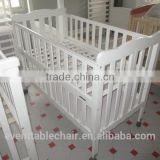 2016 secure solid wood baby crib baby cot bed