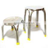 Round Shape Stainless Steel Metal Stool Bar Chairs Restaurant Chair thumbnail-2