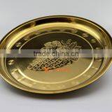 Guangdong Factory Stainless Steel Round Mess Tray for Wedding Tray Decoration thumbnail-5