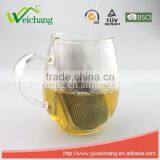 WCJ1074 Hot Sale Long Chain Tea Strainer 18/8 Stainless Steel Fine Mesh Tea Infuser thumbnail-6