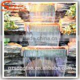 Song Tao Mini Three Steps Artificial Rockery Fountain Garden Waterfall thumbnail-2