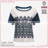 Trendy Design Fancy Print Long Sleeve Mexican Clothing Pictures of Girls Cotton Tops thumbnail-1
