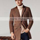 Classical Coffee Color Men Coat Winter Coat thumbnail-1