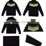 Plain Classic Full Zipper Round Collar Winter&autumn Cotton Tracksuits thumbnail-6
