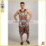 Apparel Wholesale Custom Printed 100 Polyester Tank Tops thumbnail-1