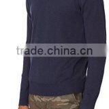 Autumn Cotton V-neck Pullover Men Sweater Hand Made Designs thumbnail-4