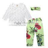 S17560A Kid Wear Baby Clothing Set Wholesale Children's Boutique Clothing thumbnail-2