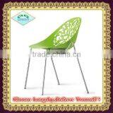 2015 Hot Well Sold Cheap Malaysia Flower Outdoor Plastic Chair thumbnail-2