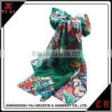 Fashion New Design Soft Cheap Famous Brands Silk Scarf thumbnail-2